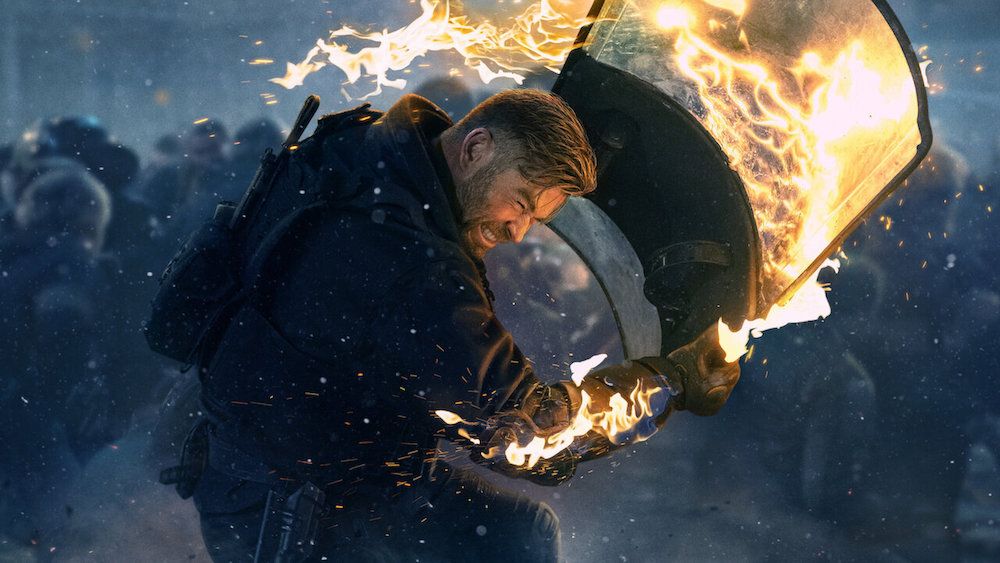 Extraction Prison scene Action Movie